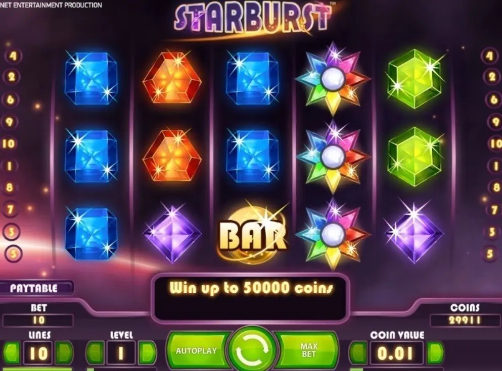 How to play Starburst