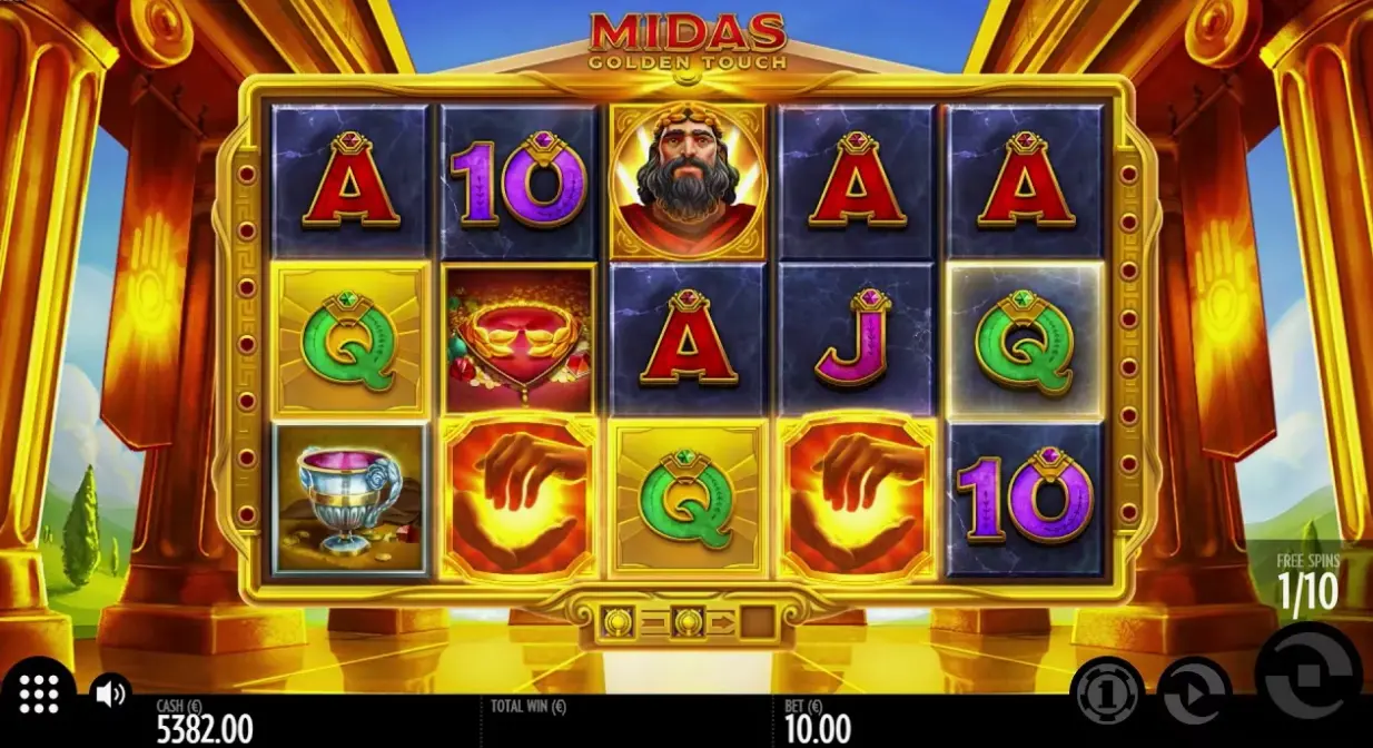 Midas Golden Touch Features