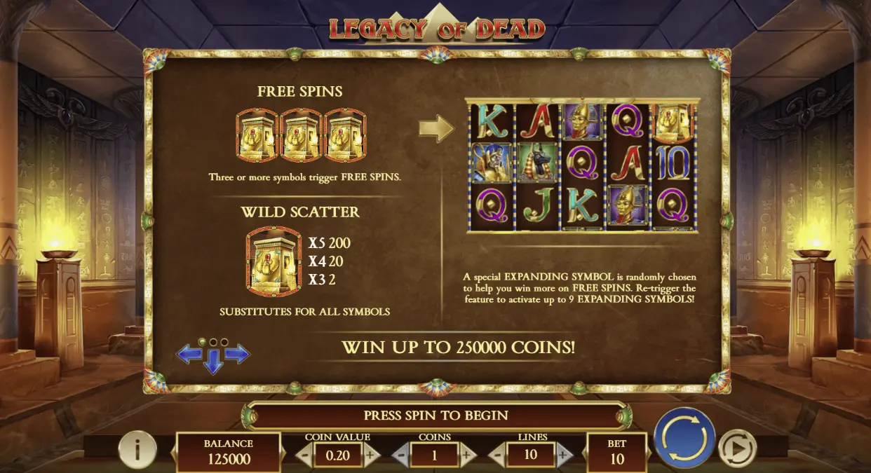 Symbols and Payouts