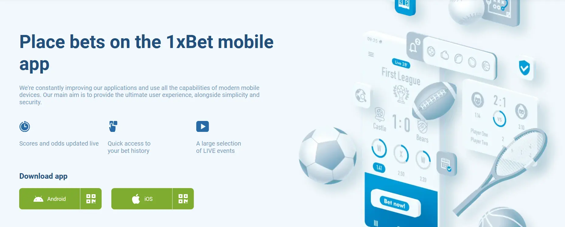 Download Options for 1xBet on iOS Devices