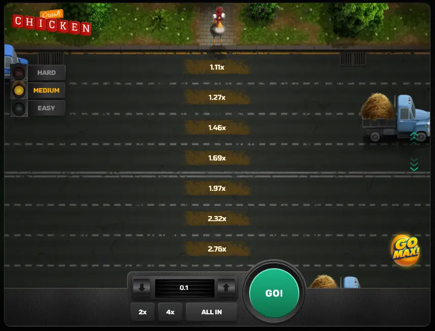 Medium Mod in Chicken Crash