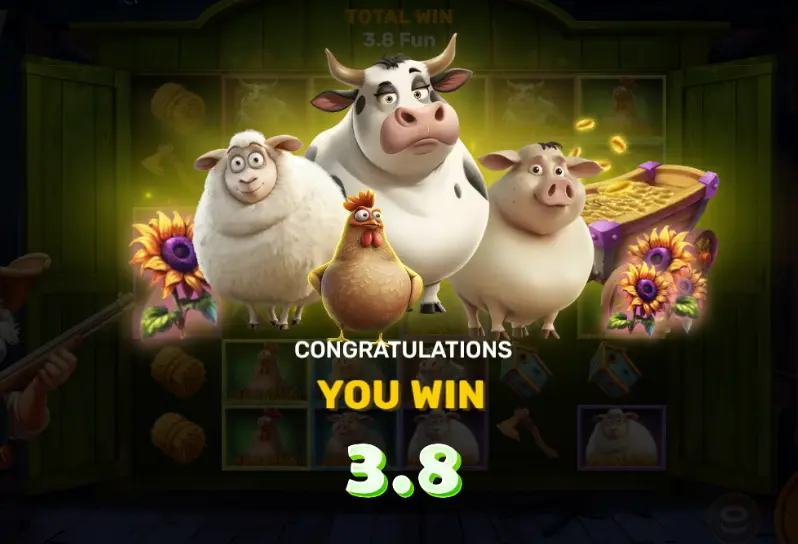 End of a game in Hungry Wolf