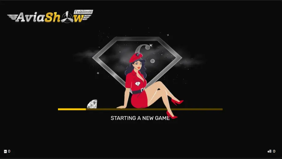 Starting the game at Aviashow