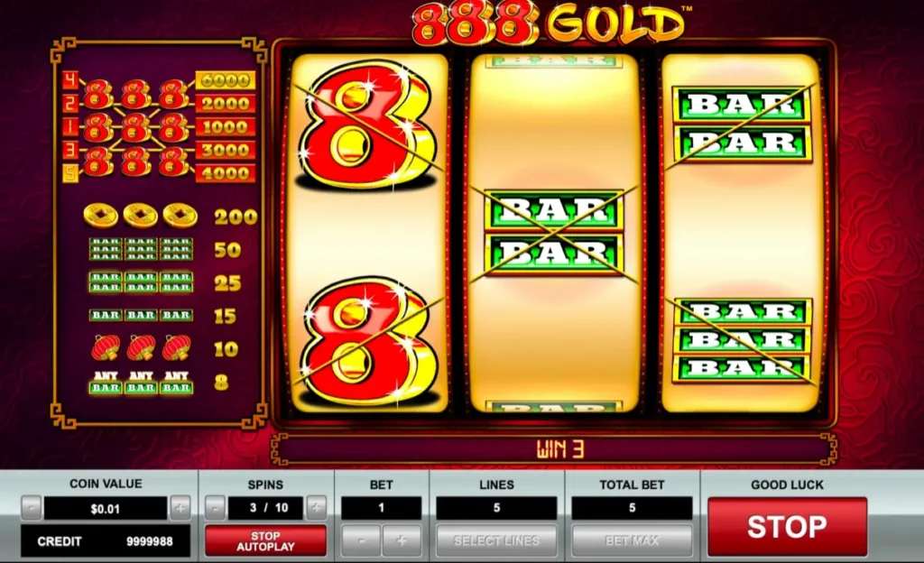 888 Gold Win Lines