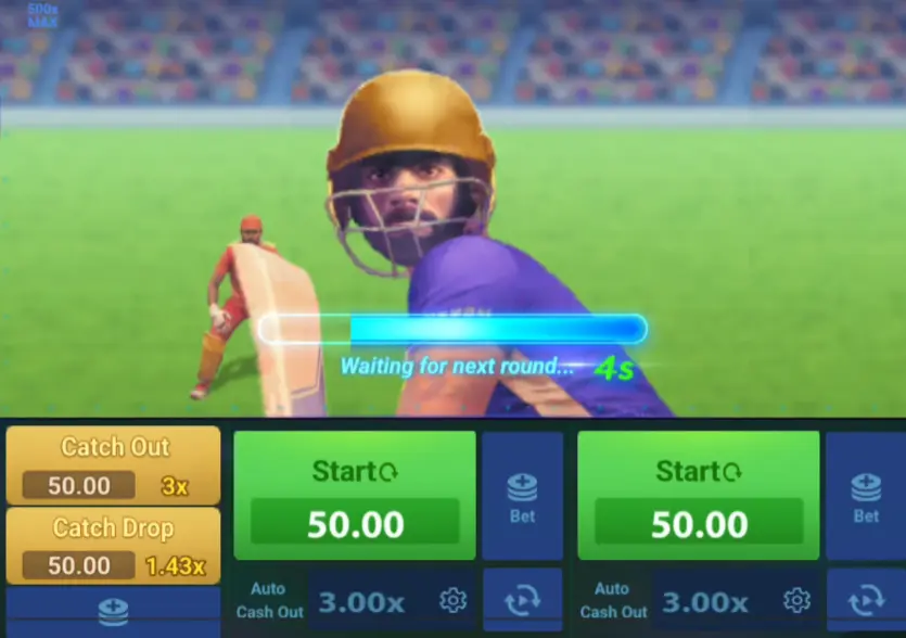 Crash Cricket Start Round