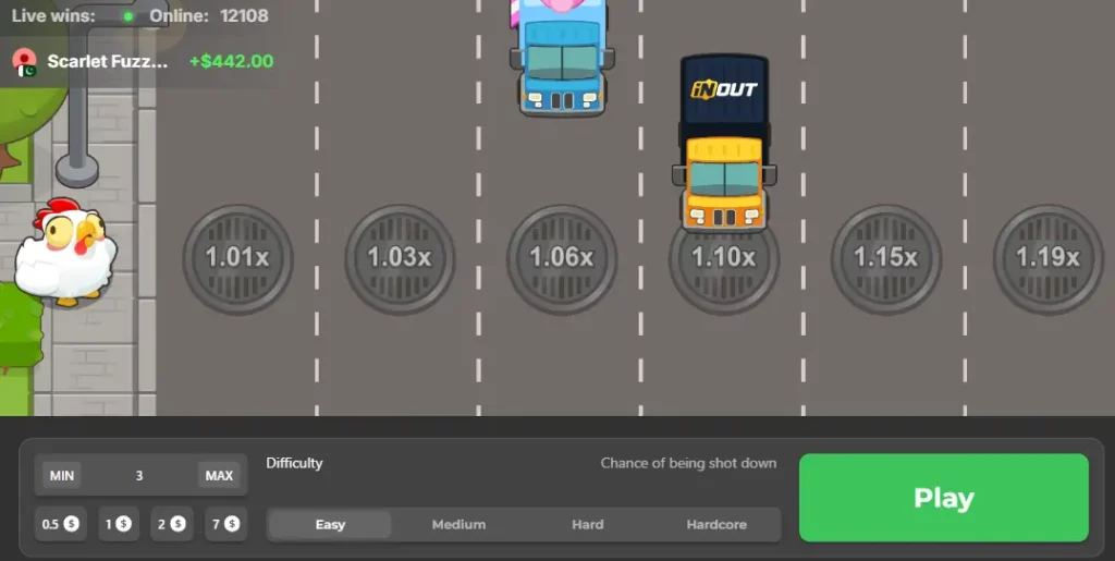 Cross Fire Chicken x5000 Interface