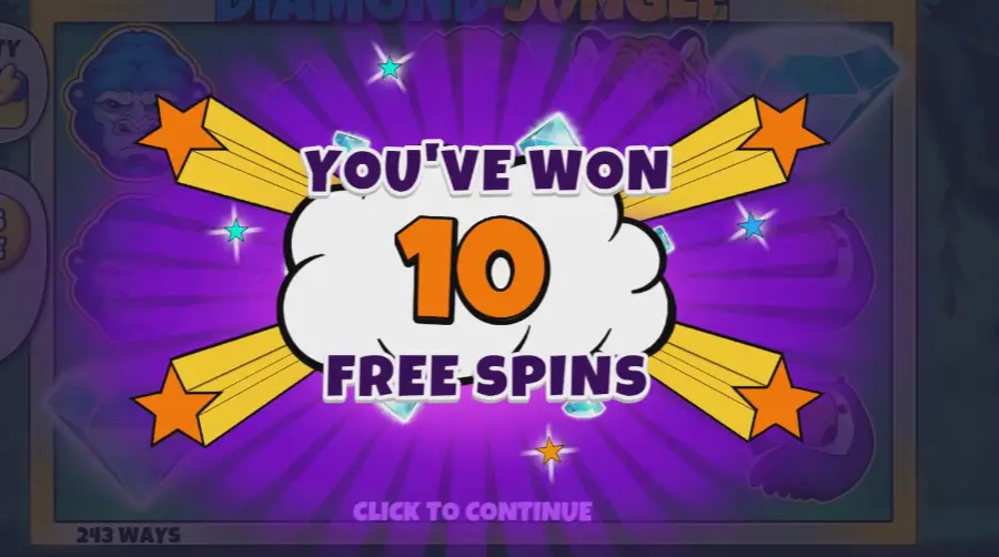 Diamond of Jungle Free Spins