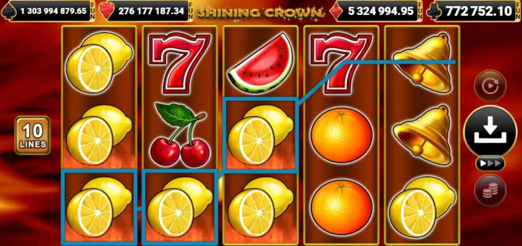 Shining Crown Win Line