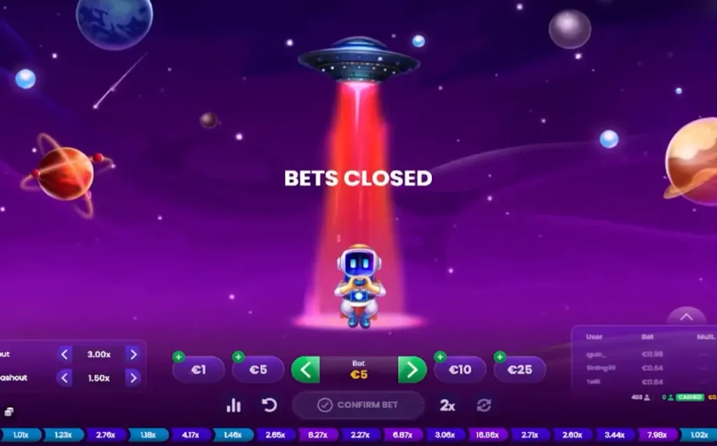 Spacemen Start Game