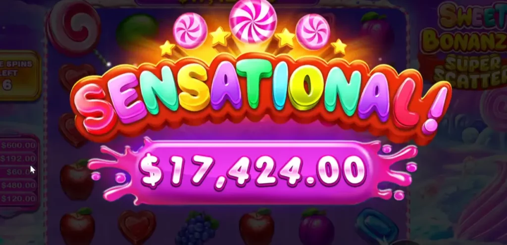 Sweet Bonanza Super Scatter Sensation Win