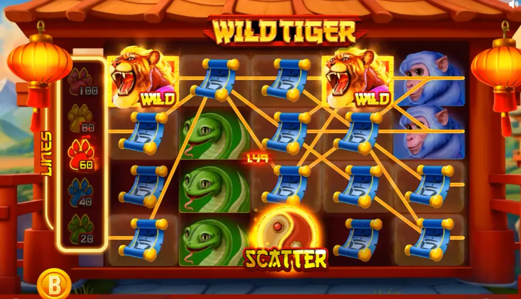 Wild Tiger Scatter Symbol